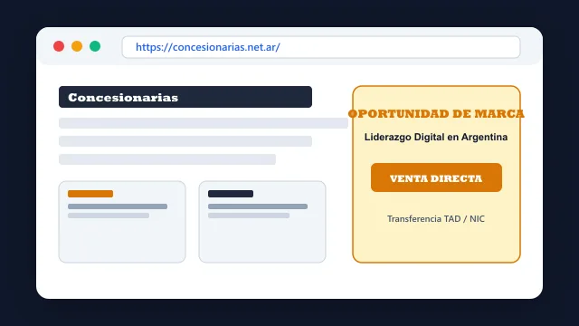Modelo de aplicación comercial y proyectos digitales para concesionarias.net.ar